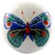 Multicolor Butterfly Ceramic Flat Cabinet Knob Online